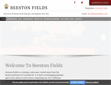 Tablet Screenshot of beestonfields.co.uk